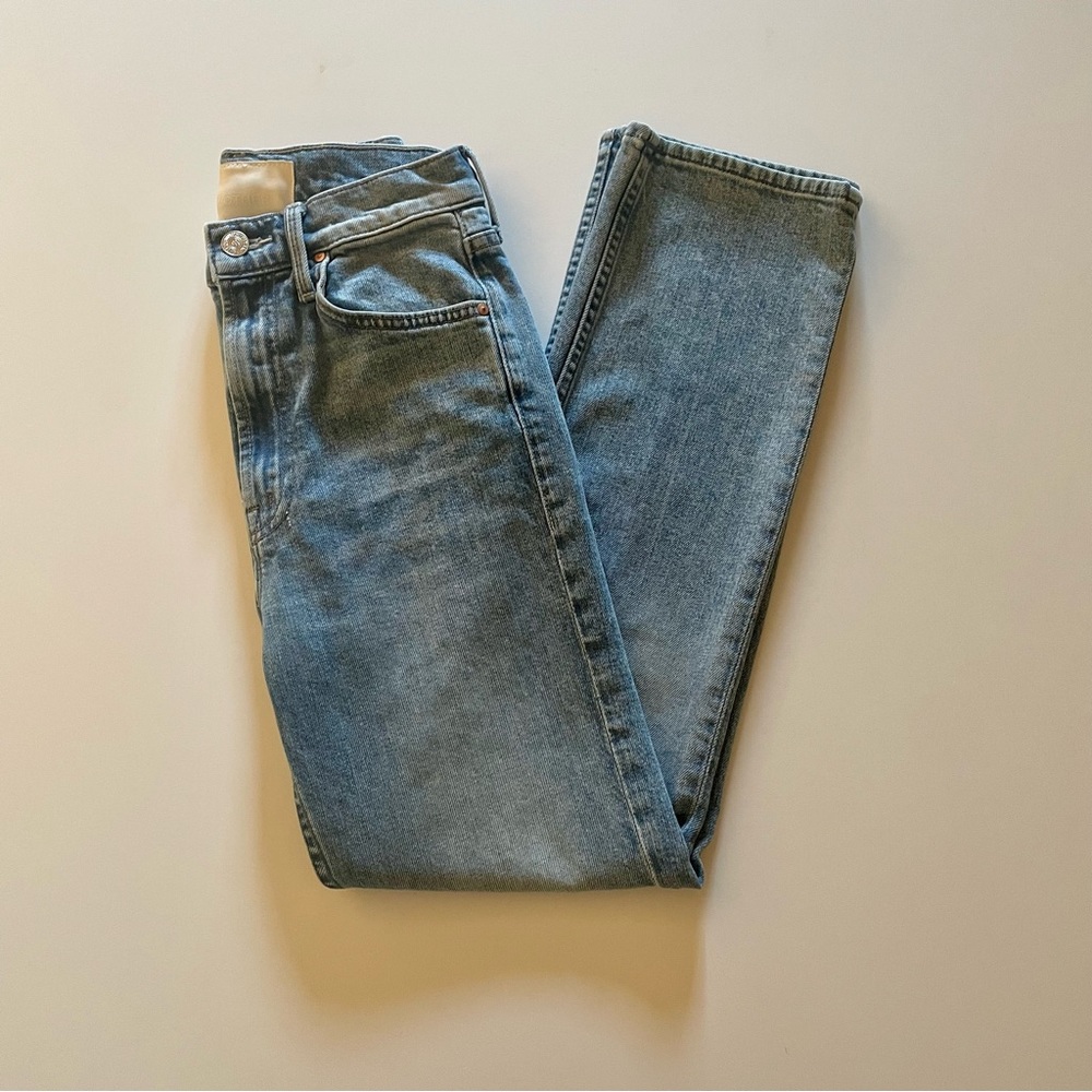 Mother Denim High Waisted Rider Ankle in Salt Of The Earth | 25